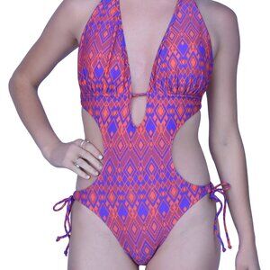 NWT NWSC  Women's One Piece Monokini Swimsuit Bikini S 2 4